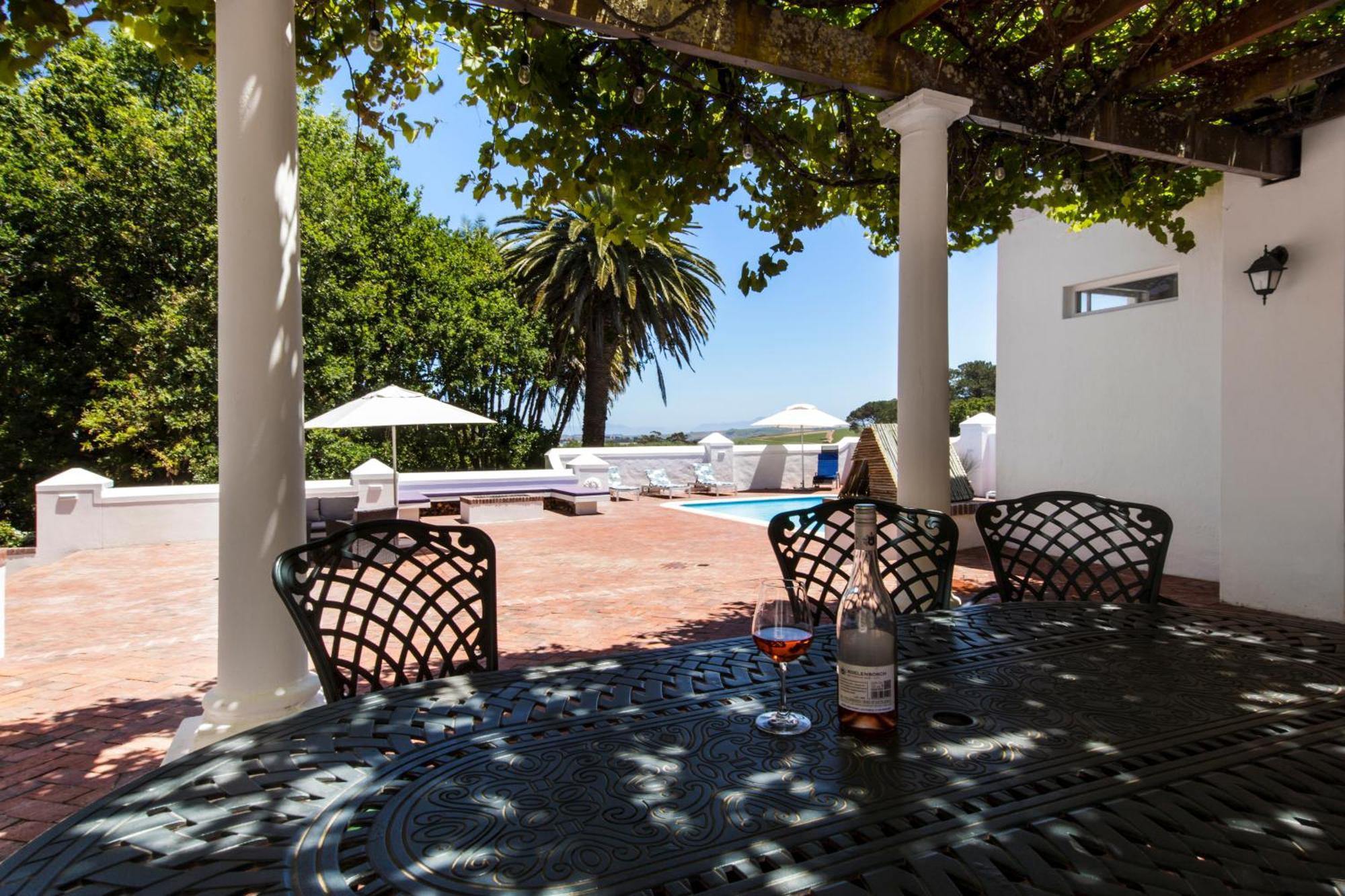 Sunset Farm Stellenbosch Villa Bagian luar foto